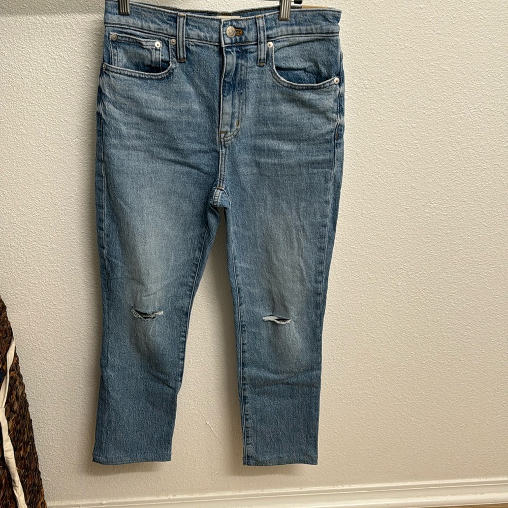 Madewell high rise slim boy Jean